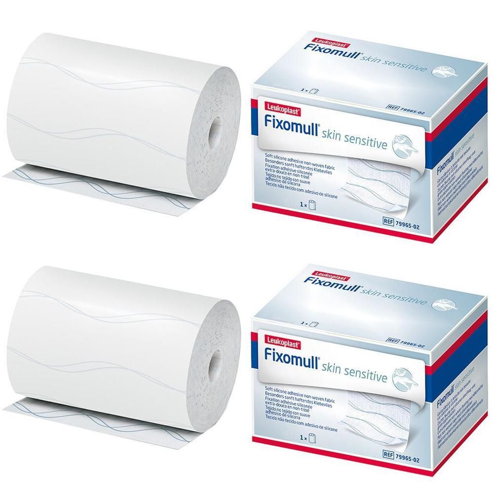 Fixomull Skin Sensitive 10 cmx2 m 2x 2x1 St Pflaster