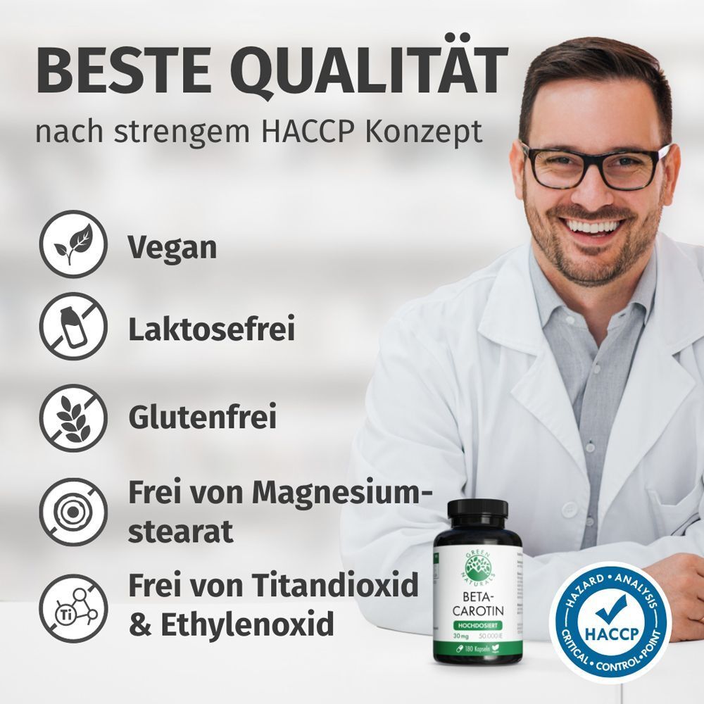 GREEN NATURALS Beta-Carotin 30 mg vegan
