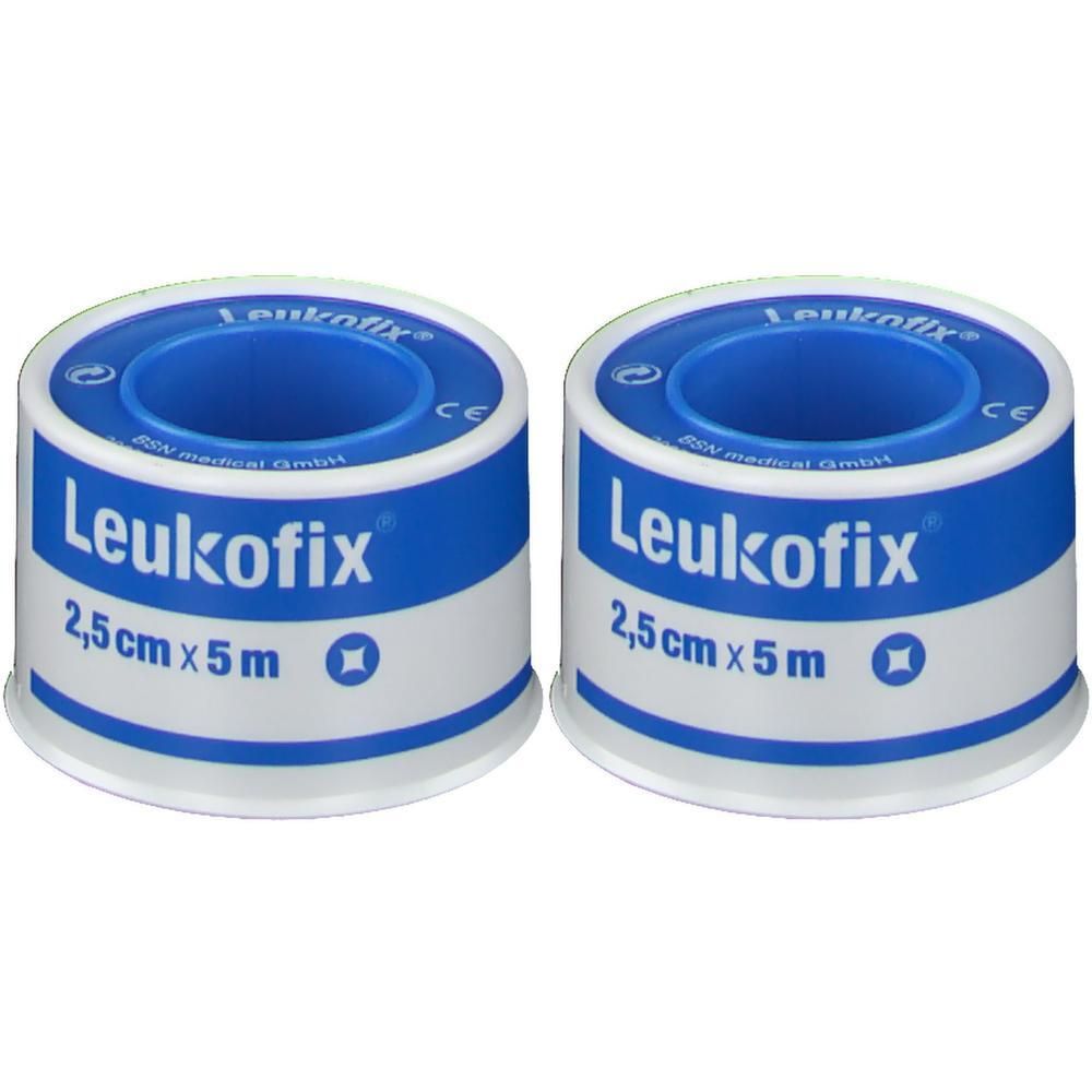 Leukofix Verbandpfl.2,5 cmx5 m 2x 2x1 St Pflaster
