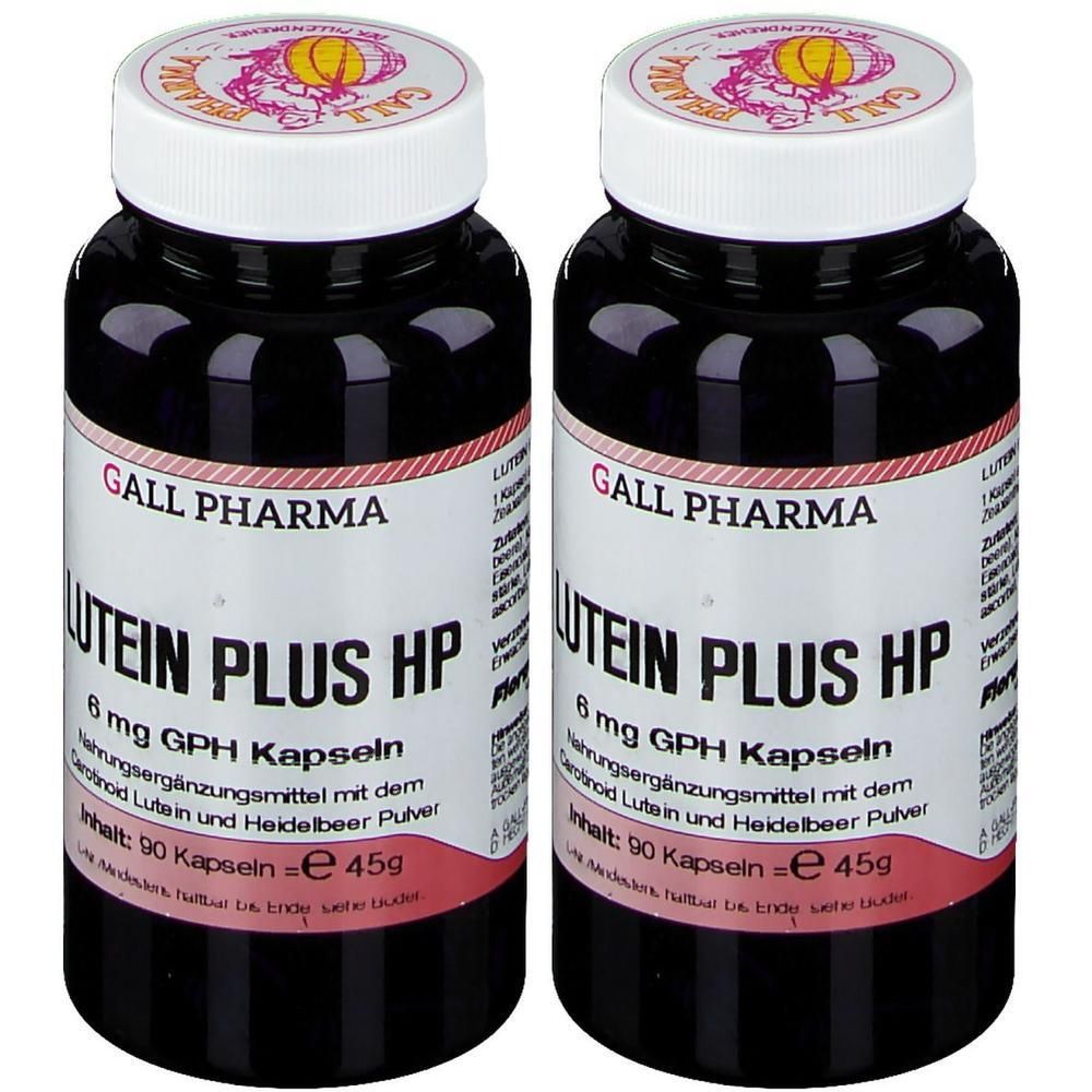 Lutein Plus HP 6 mg GPH Kapseln 2x 2x90 St
