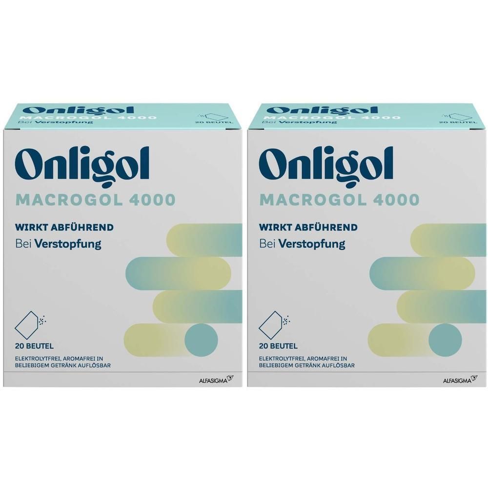 Onligol Macrogol 4000 Plv.z.Herst.e.Lsg.Sachet 2x 2x20x10 g Pulver