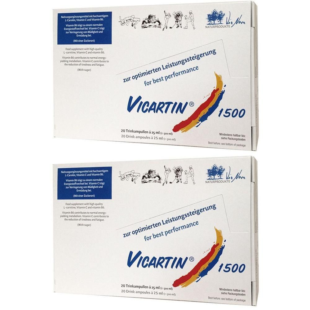Vicartin 1.500 Trinkampullen 2x 2x20x25 ml