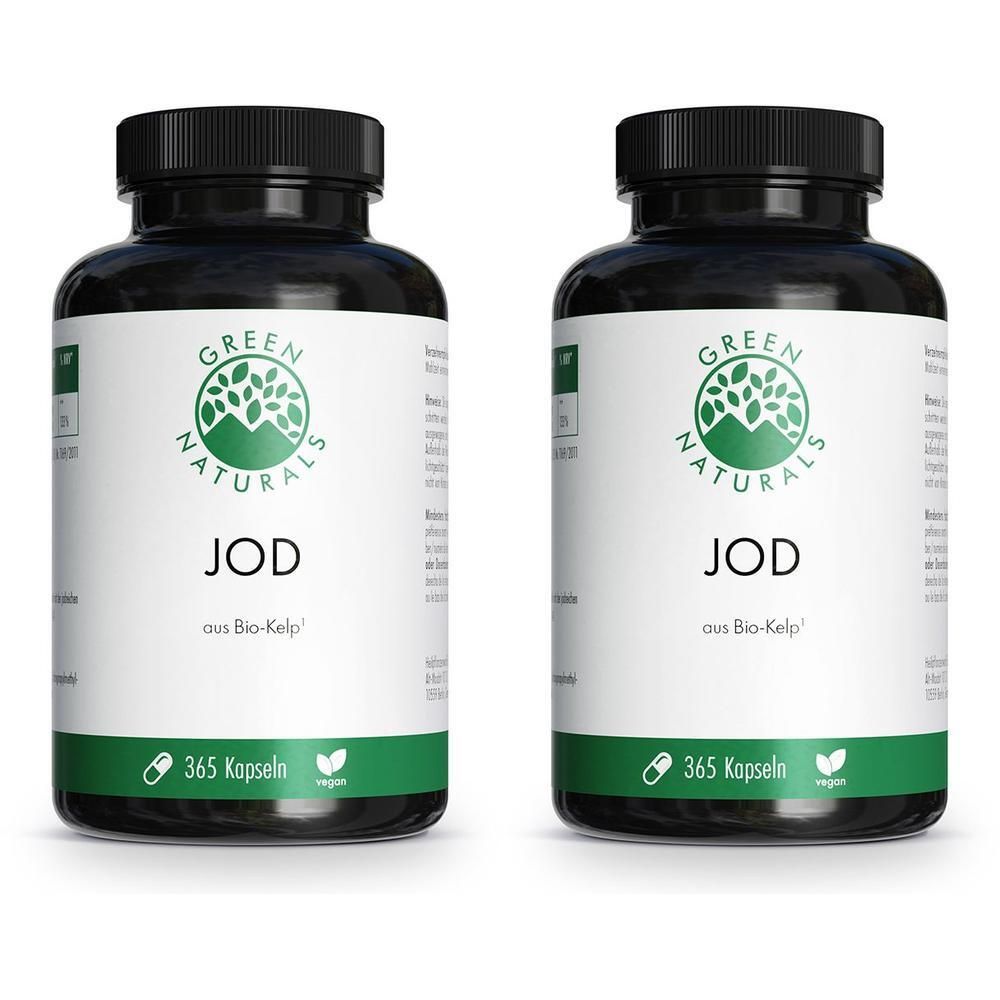 Green Naturals JOD 200 2x 2x365 St Kapseln