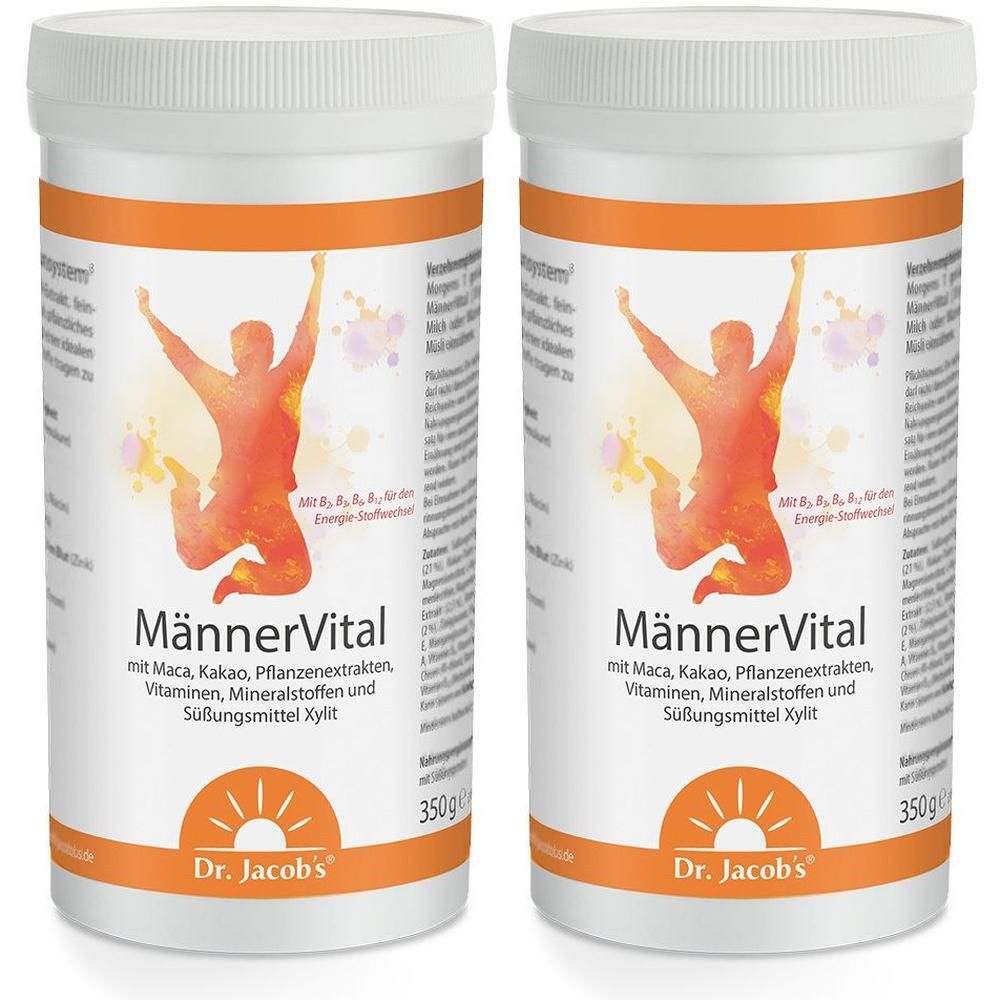 Männervital Dr.Jacob's Pulver 2x 2x350 g