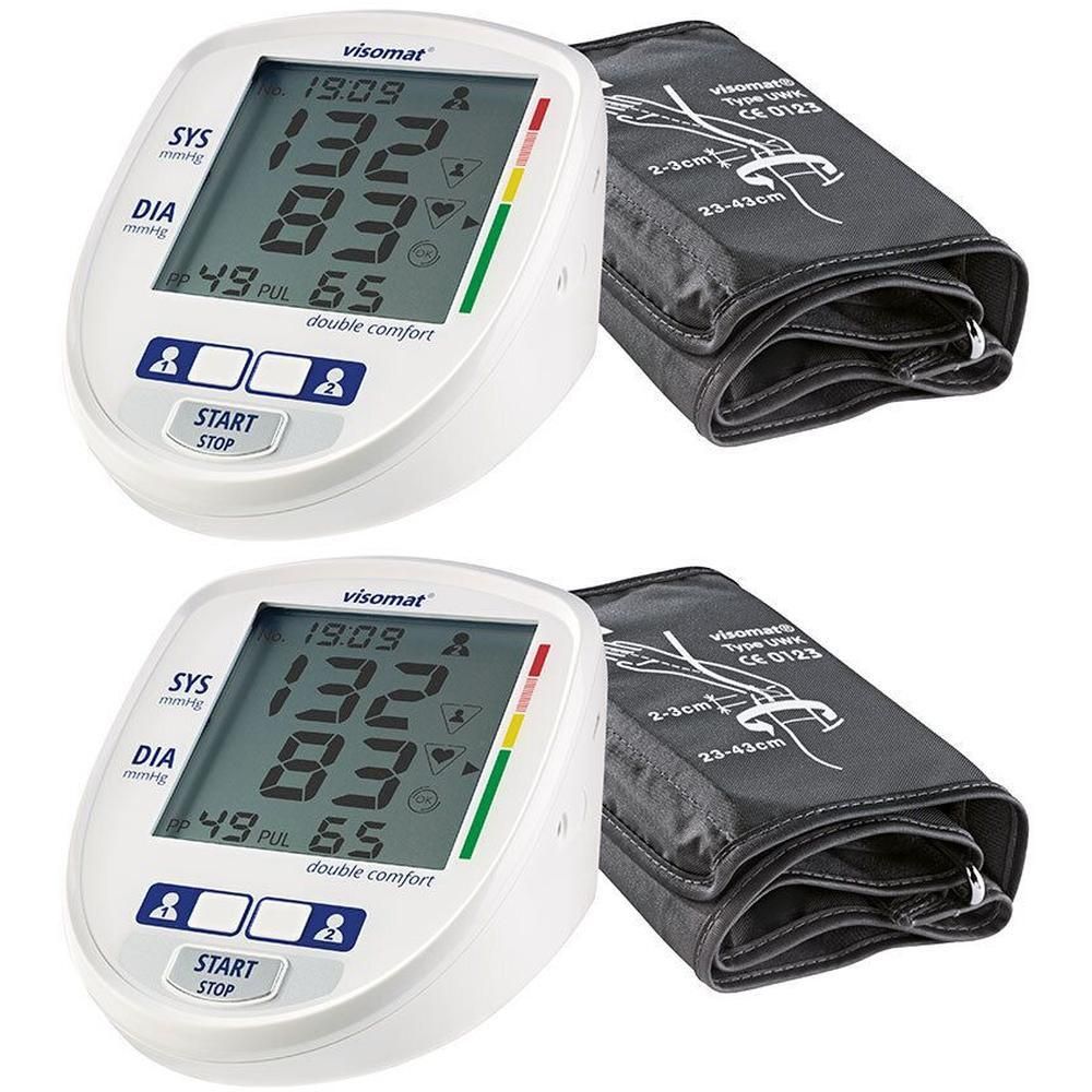 Visomat double comfort Oberarm Blutdruckmessger. 2x 2x1 St