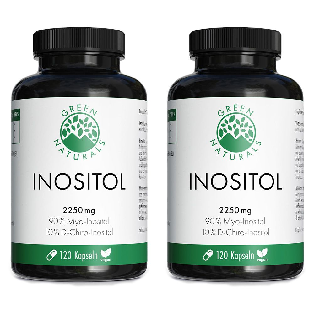 Green Naturals Myo-Inositol 2025mg & D-Chiro 225mg 2x 2x120 St Kapseln