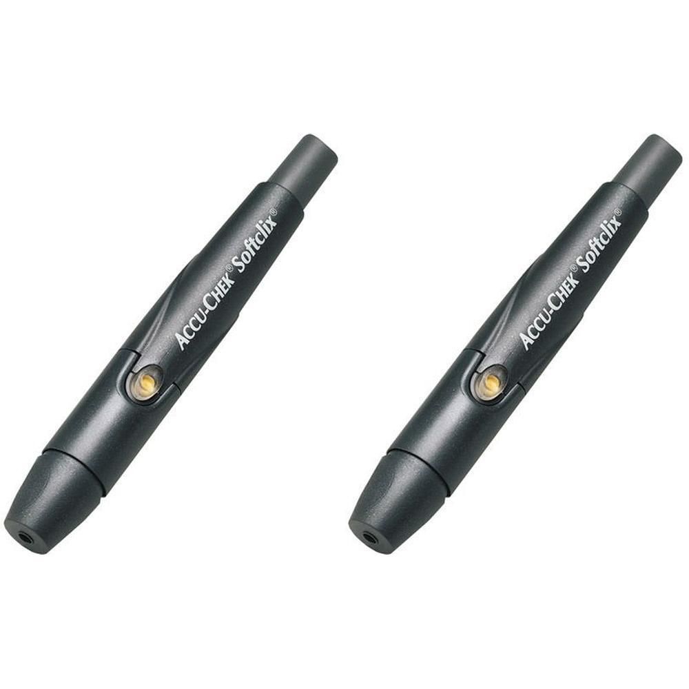 Accu-Chek Softclix schwarz 2x 2x1 St Stifte