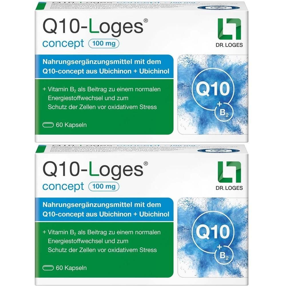Q10-Loges concept 100 mg Kapseln 2x 2x60 St