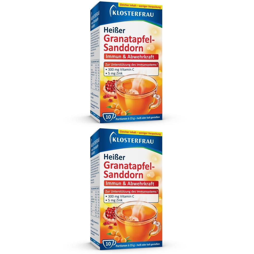 Klosterfrau Broncholind heißer Granatapfel-Sandd. 2x 2x10x15 g Granulat
