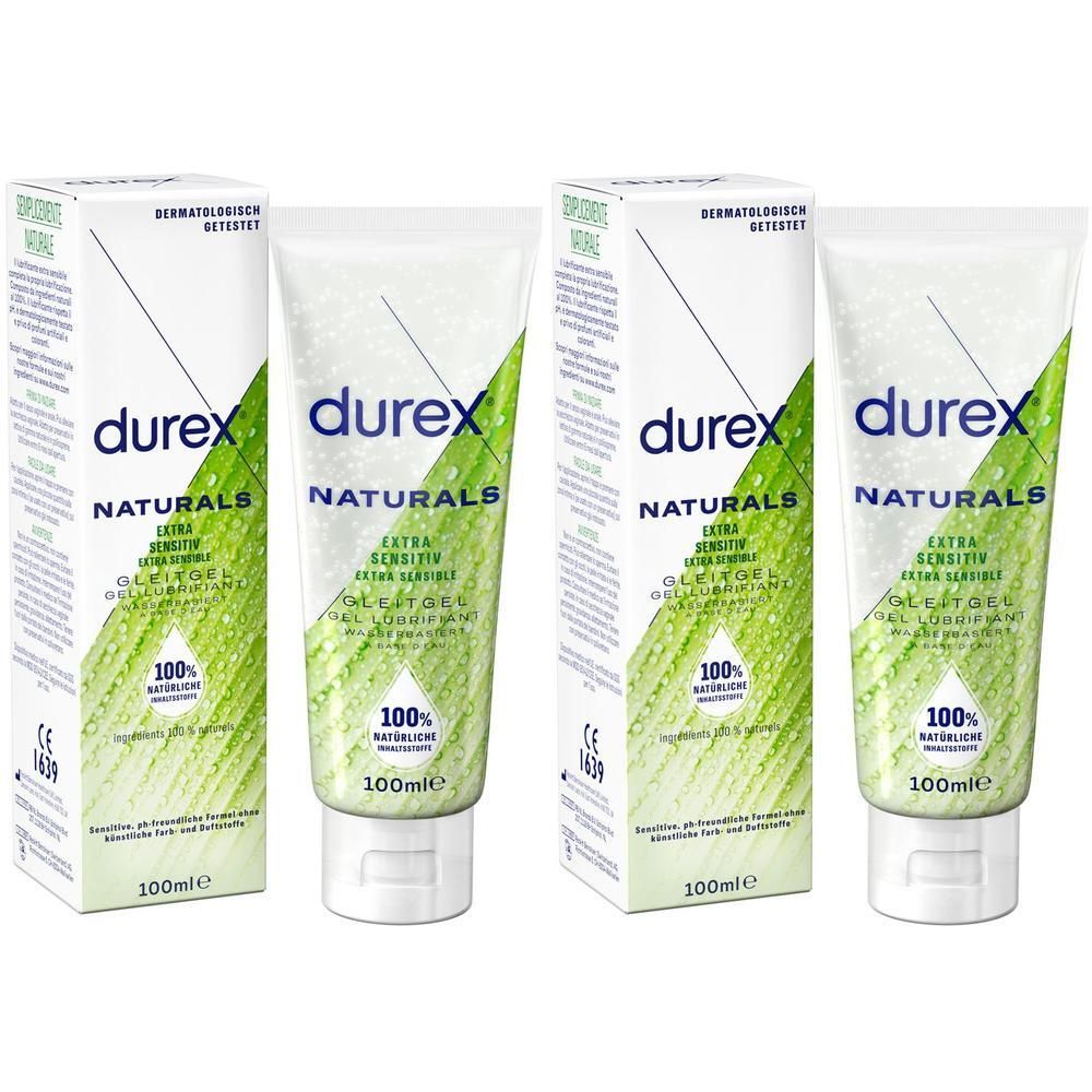 Durex naturals Gleitgel extra sensitive 2x 2x100 ml Gel