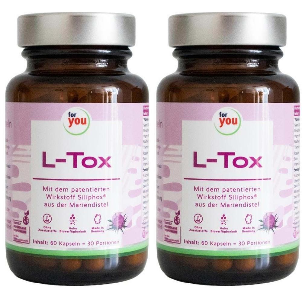 FOR YOU L-Tox Leber Detox Kapseln 2x 2x60 St