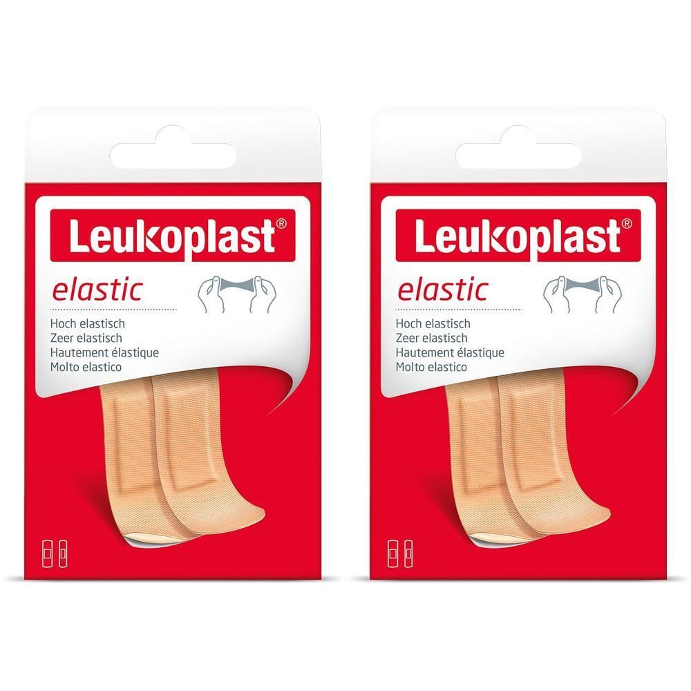 Leukoplast Elastic Strips 19x76mm 8St/25x76mm 12St 2x 2x20 St Pflaster