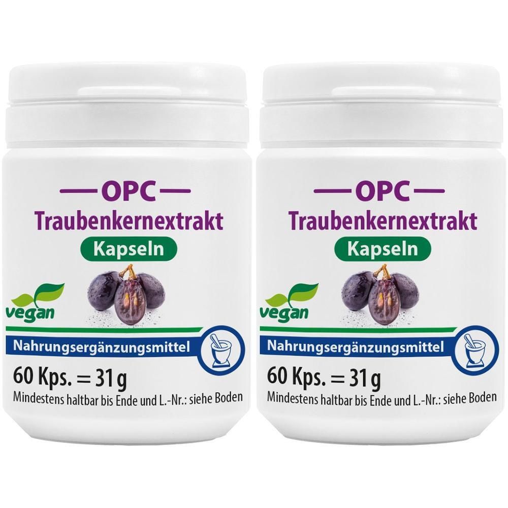 OPC TRAUBENKERNEXTRAKT+Vitamin C Kapseln 2x 2x60 St