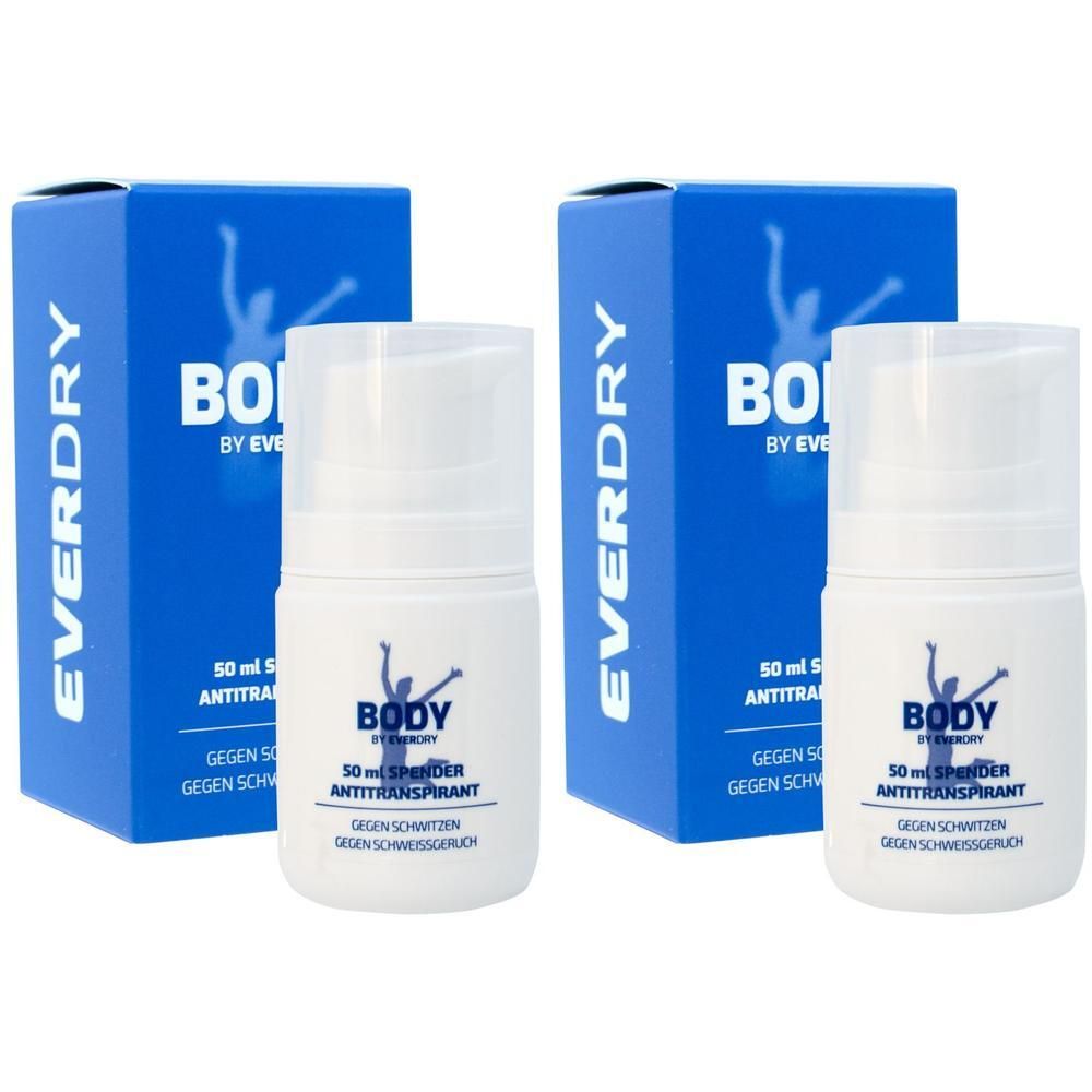 Everdry Antitranspirant Body im Spender 2x 2x50 ml Körperpflege