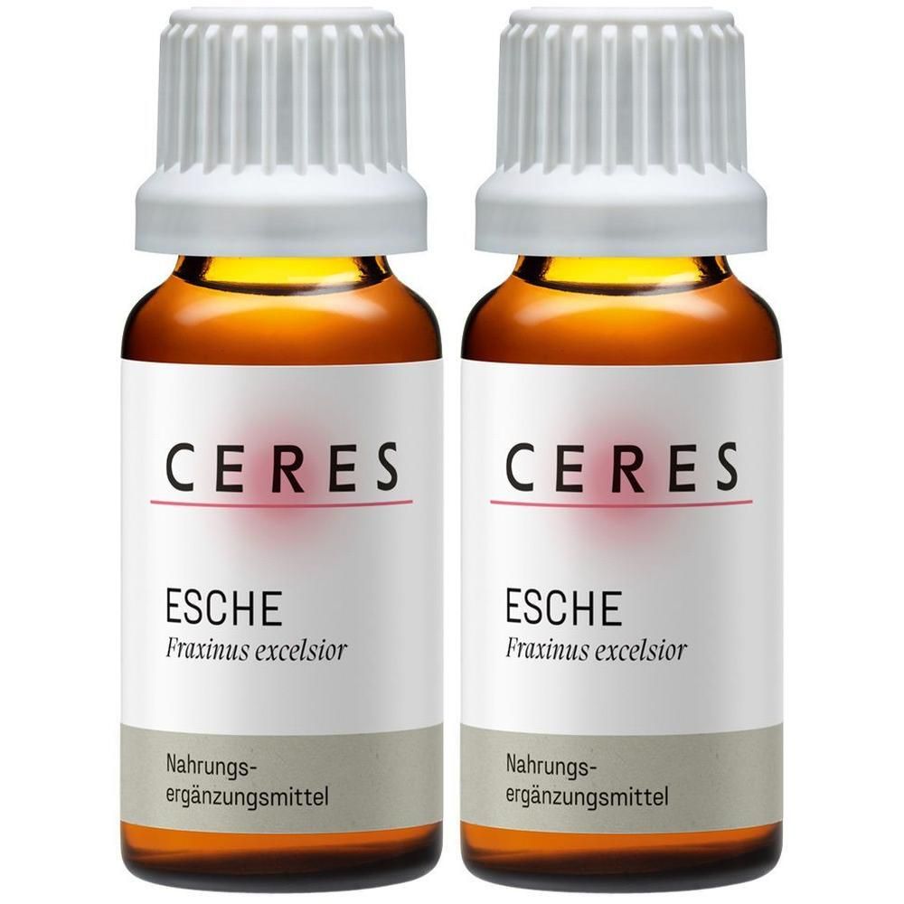 Ceres Esche Fraxinus excelsior Extrakt Tro.z.Einn. 2x 2x20 ml Tropfen zum Einnehmen