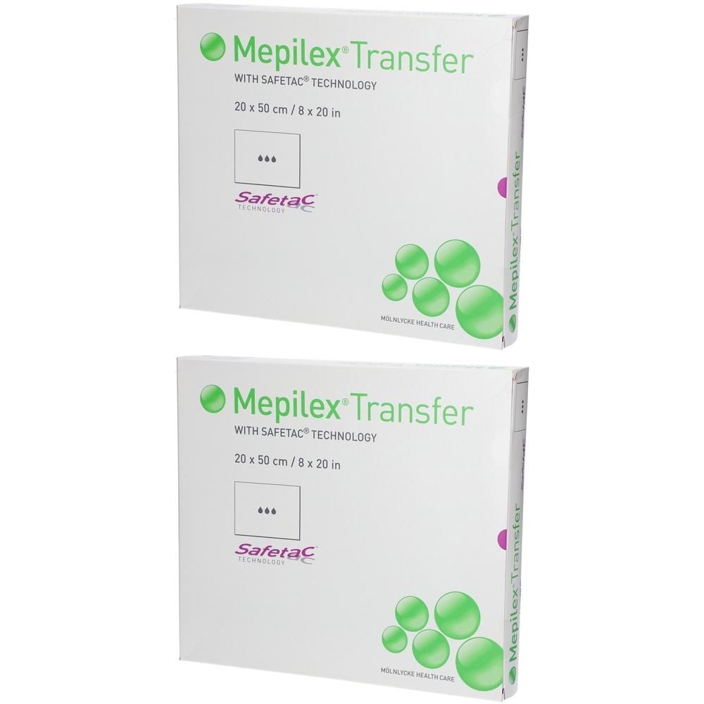 Mepilex Transfer Schaumverband 20x50 cm steril 2x 2x4 St Verband