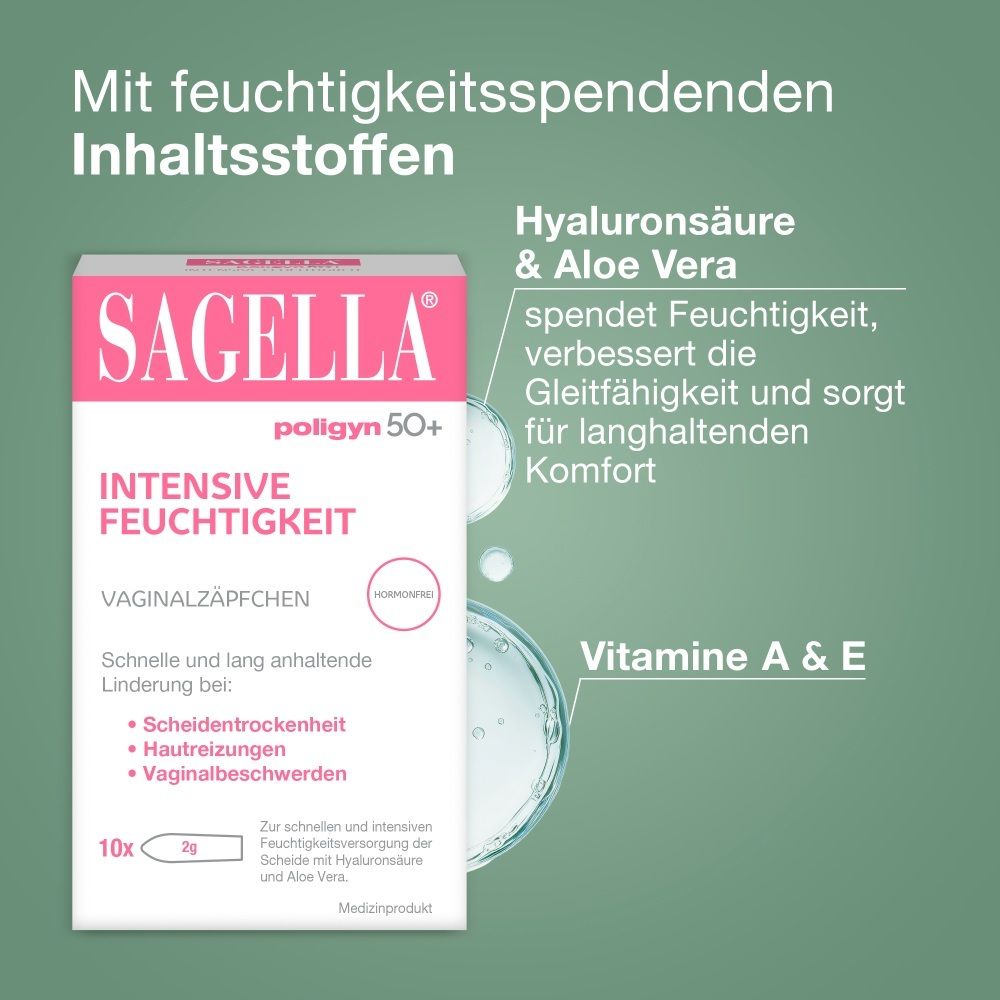 SAGELLA poligyn 50+ Feuchtigkeit