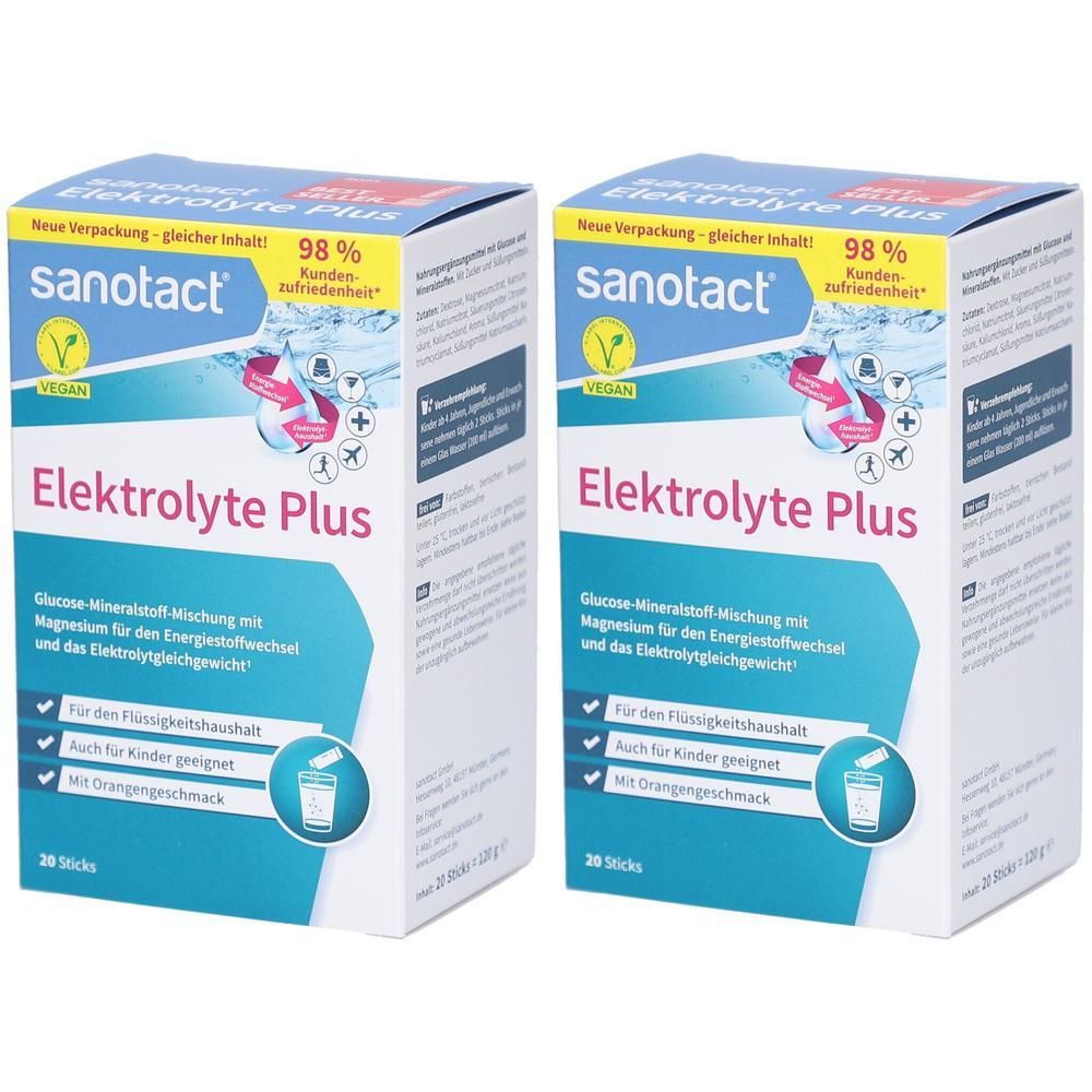 Sanotact Elektrolyte Plus Pulver 2x 2x20 St