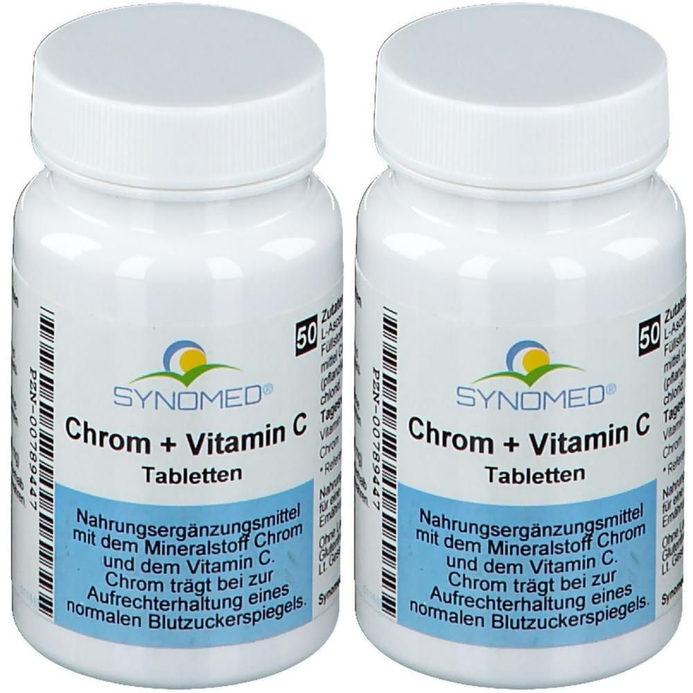 Chrom+Vitamin C Tabletten 2x 2x50 St