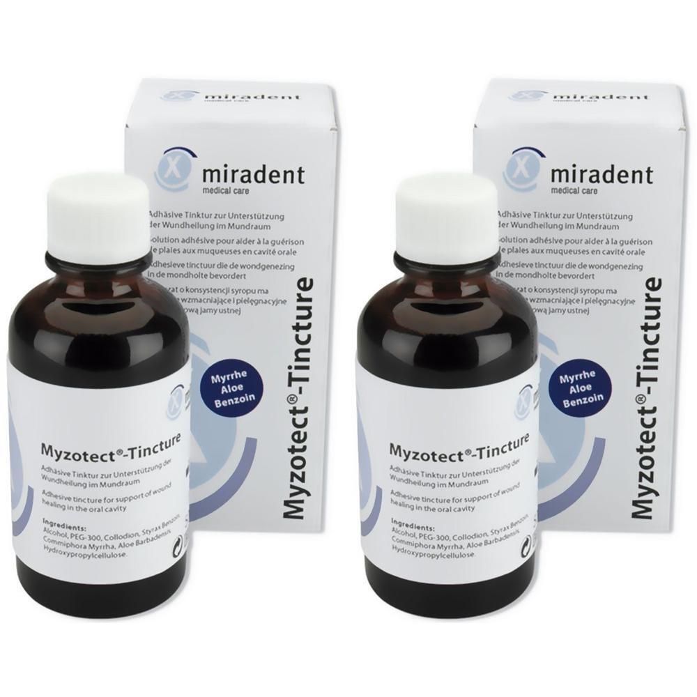 Miradent Wundengel Myzotect-Tinktur 2x 2x50 ml Flüssigkeit