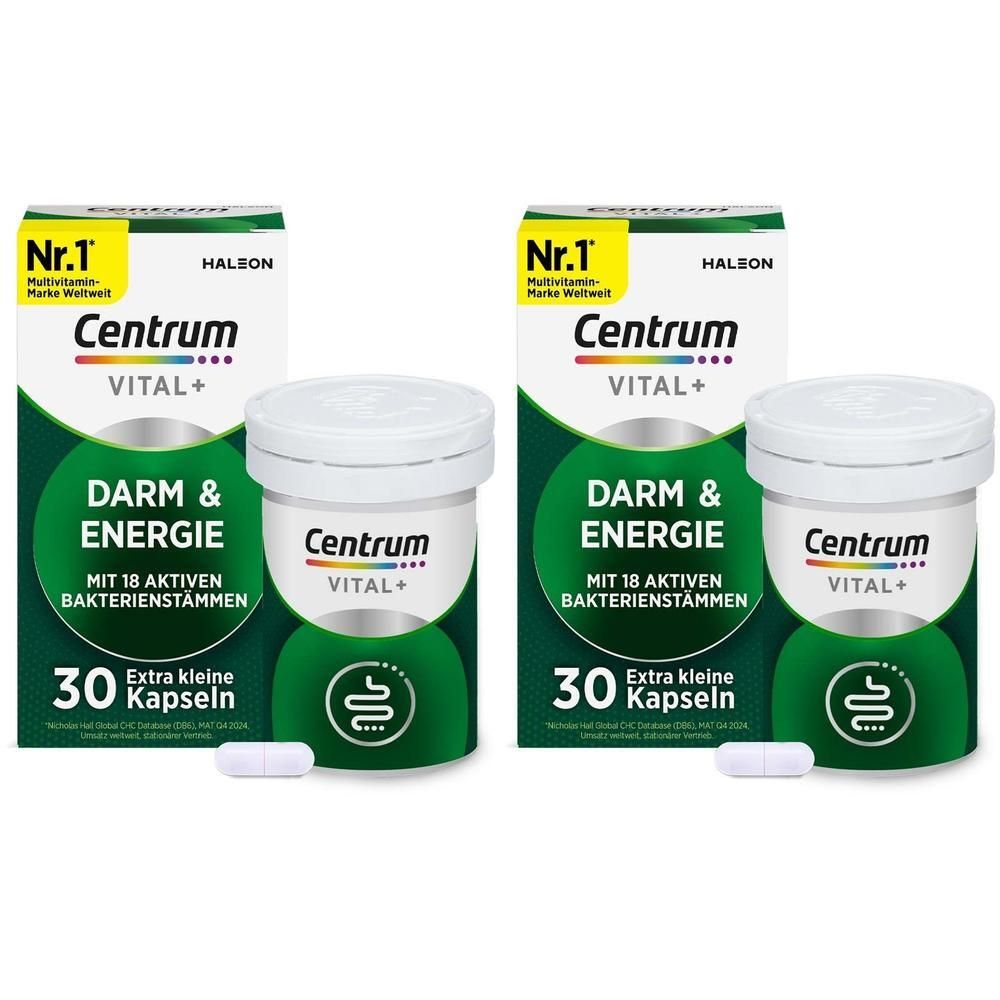 Centrum Vital+ Darm & Energie Kapseln 2x 2x30 St