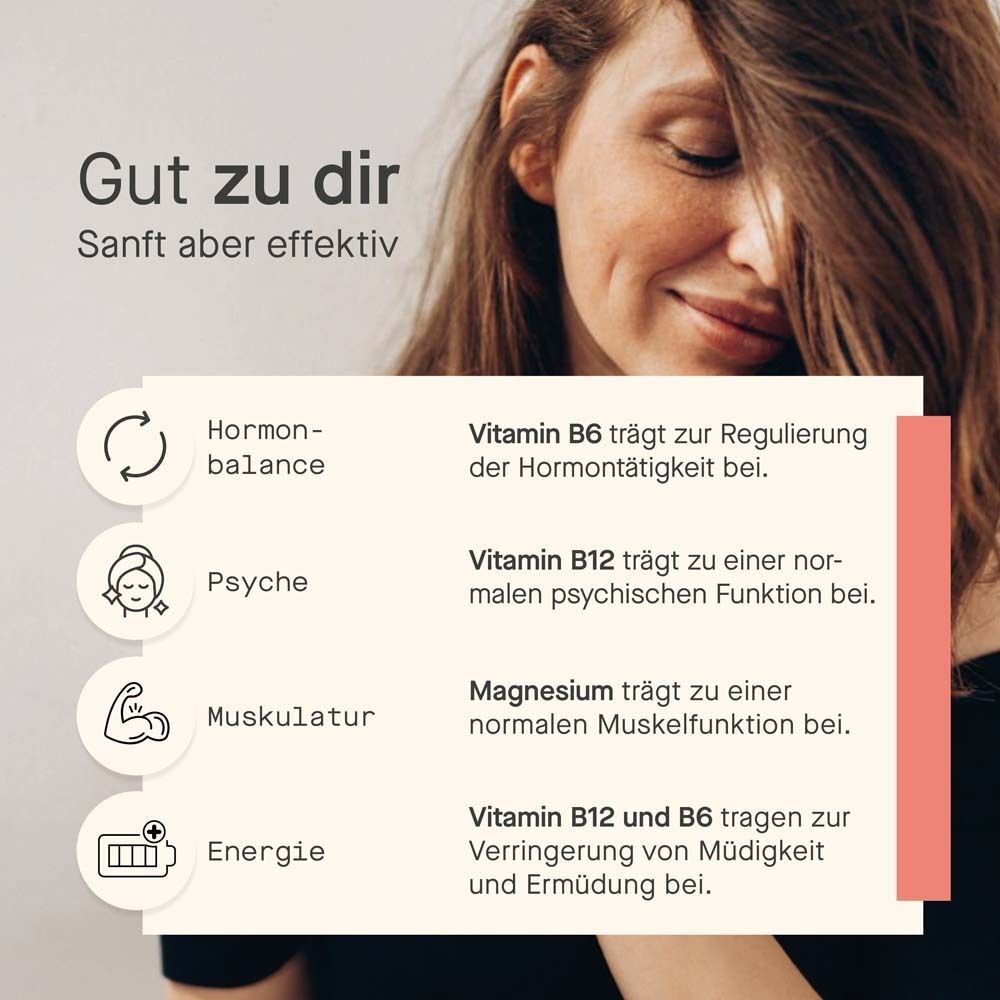 FemBe PMS Kapseln mit Mönchspfeffer, Safran, Magnesium & Inwer