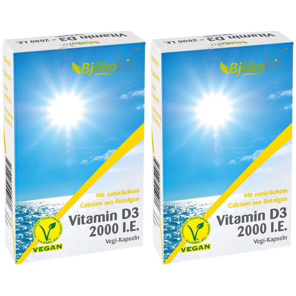 Vitamin D3 2.000 I.e. Vegi Kapseln 2x 2x60 St