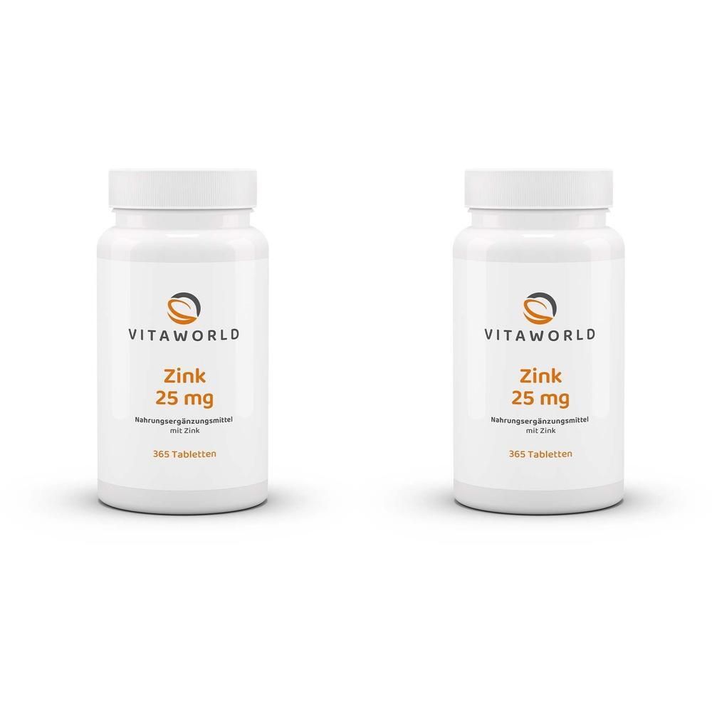 Zink 25 mg Tabletten 2x 2x365 St