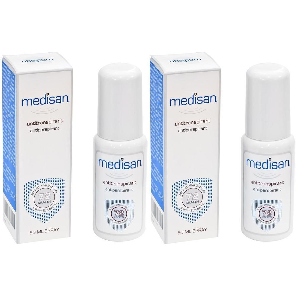 Medisan Plus Antitranspirant Deo Spray 2x 2x50 ml