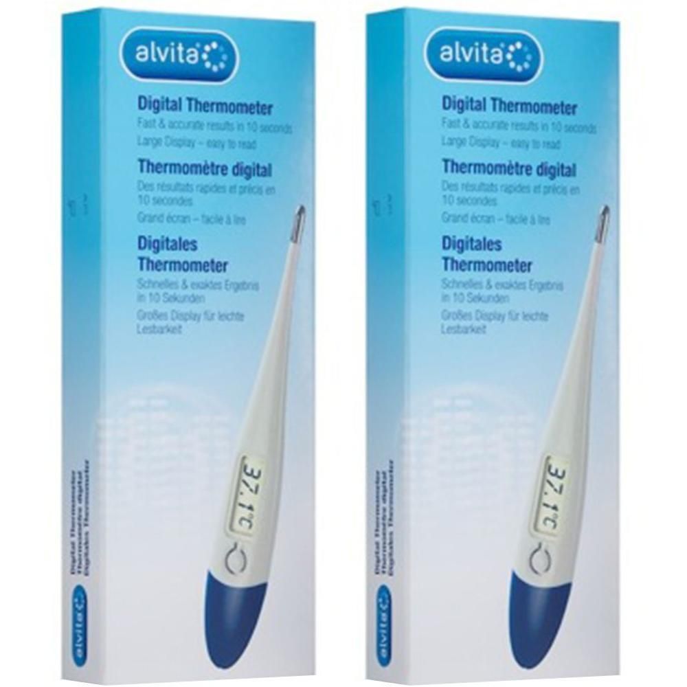 Alvita digitales Fieberthermometer 2x 2x1 St