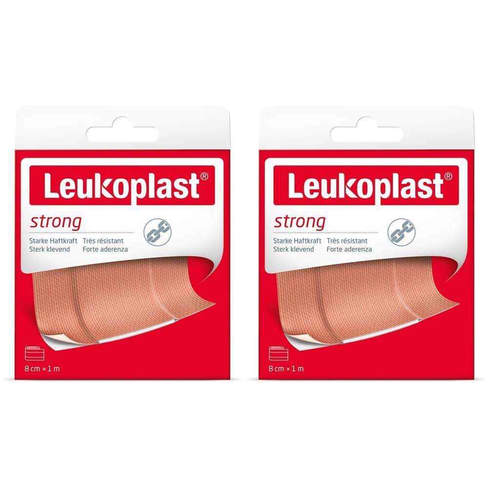 Leukoplast strong Pflaster 8 cmx1 m 2x 2x1 St