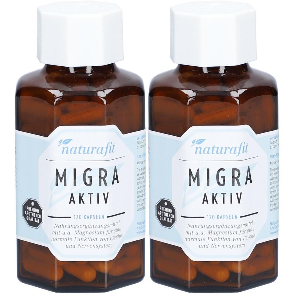 Naturafit Migra aktiv Kapseln 2x 2x120 St