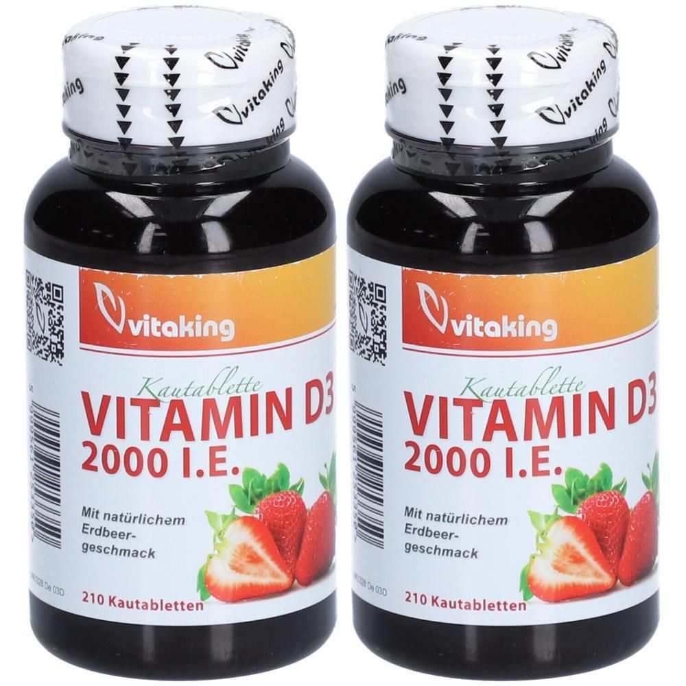 Vitamin D3 2000 I.e. Kautabletten 2x 2x210 St