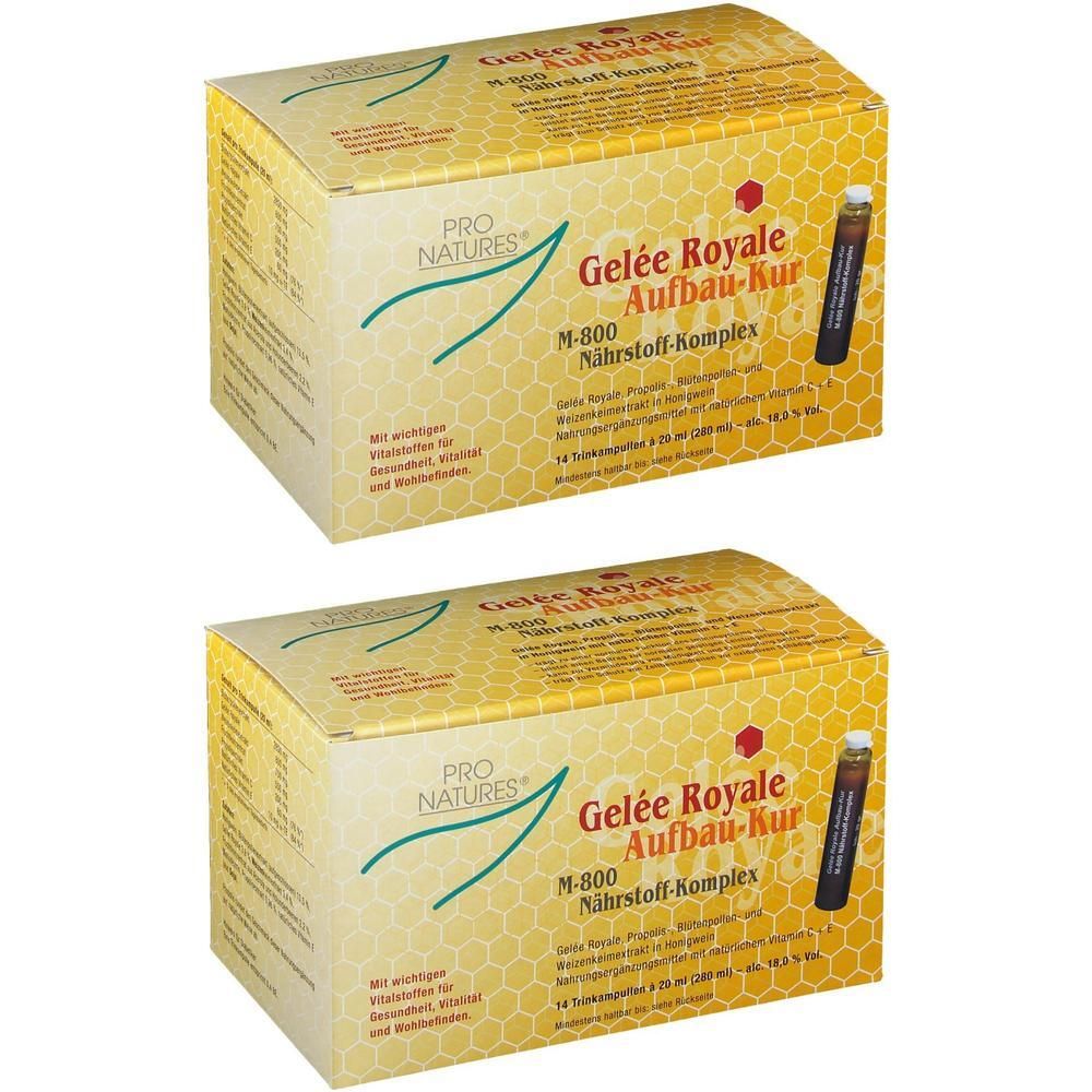 Gelee Royal Aufbaukur M800 Trinkampullen 2x 2x14x20 g