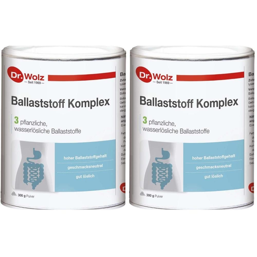 Ballaststoff Komplex Dr.Wolz Plv.z.H.e.L.z.Einn. 2x 2x300 g Pulver zur Herstellung einer Lösung zum Einnehmen