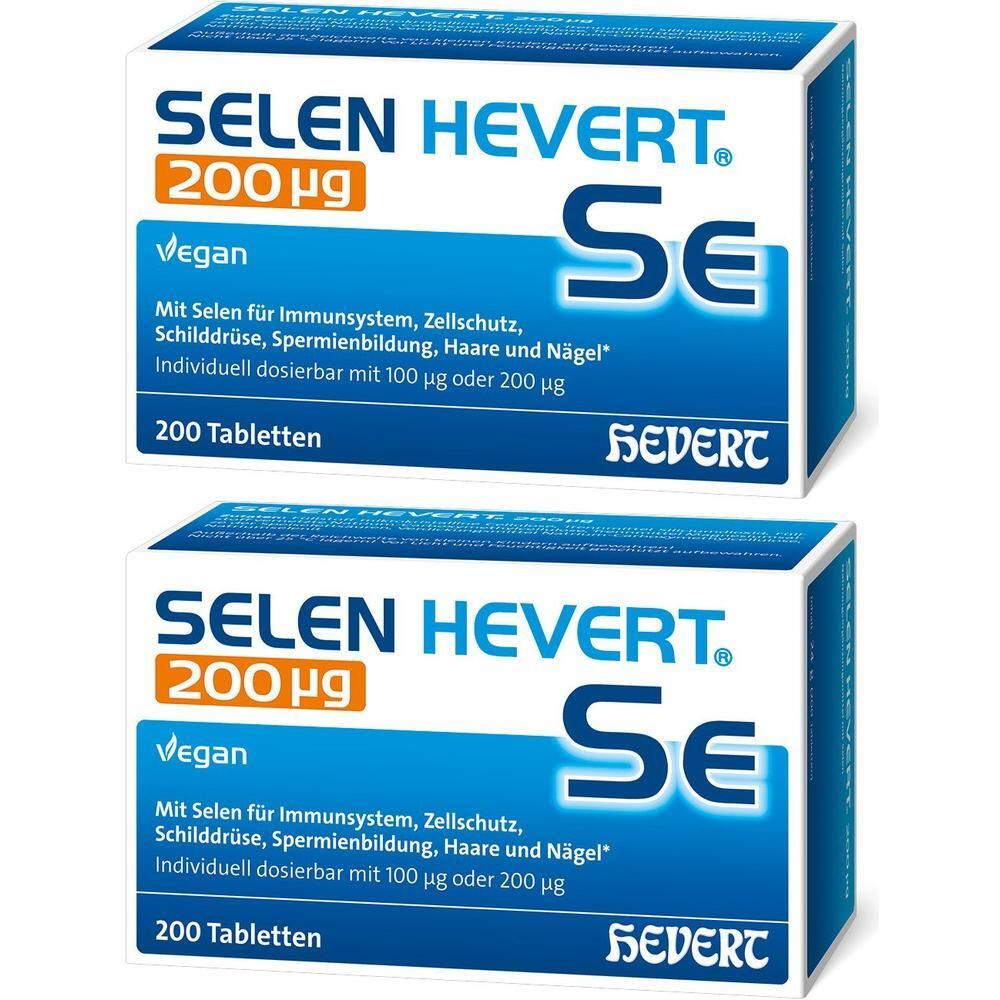Selen Hevert 200 µg Tabletten 2x 2x200 St
