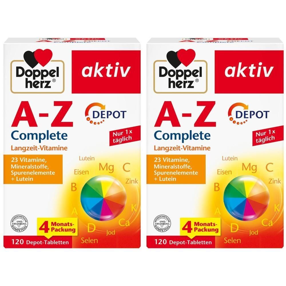 Doppelherz A-Z Complete Depot Tabletten 2x 2x120 St