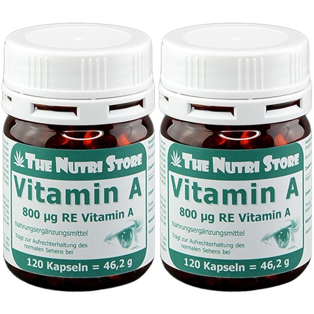 Vitamin A 800 µg RE Kapseln 2x 2x120 St