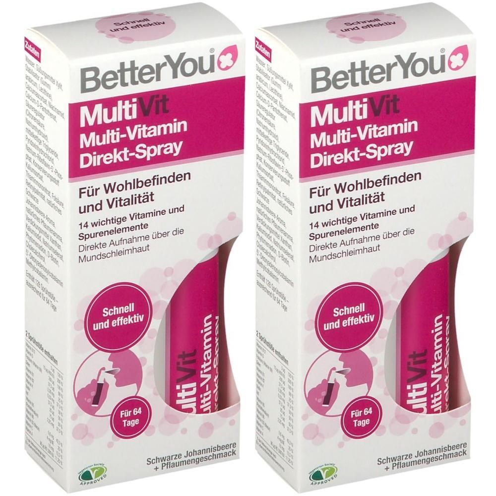 Betteryou MultiVit Direkt-Spray 2x 2x25 ml Spray