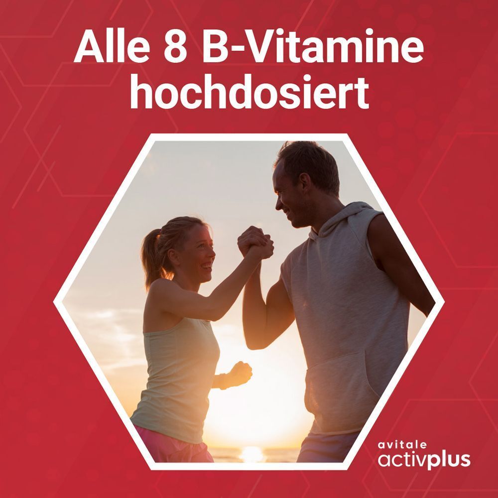 Avitale activplus Vitamin B-Komplex mit allen 8 B-Vitaminen