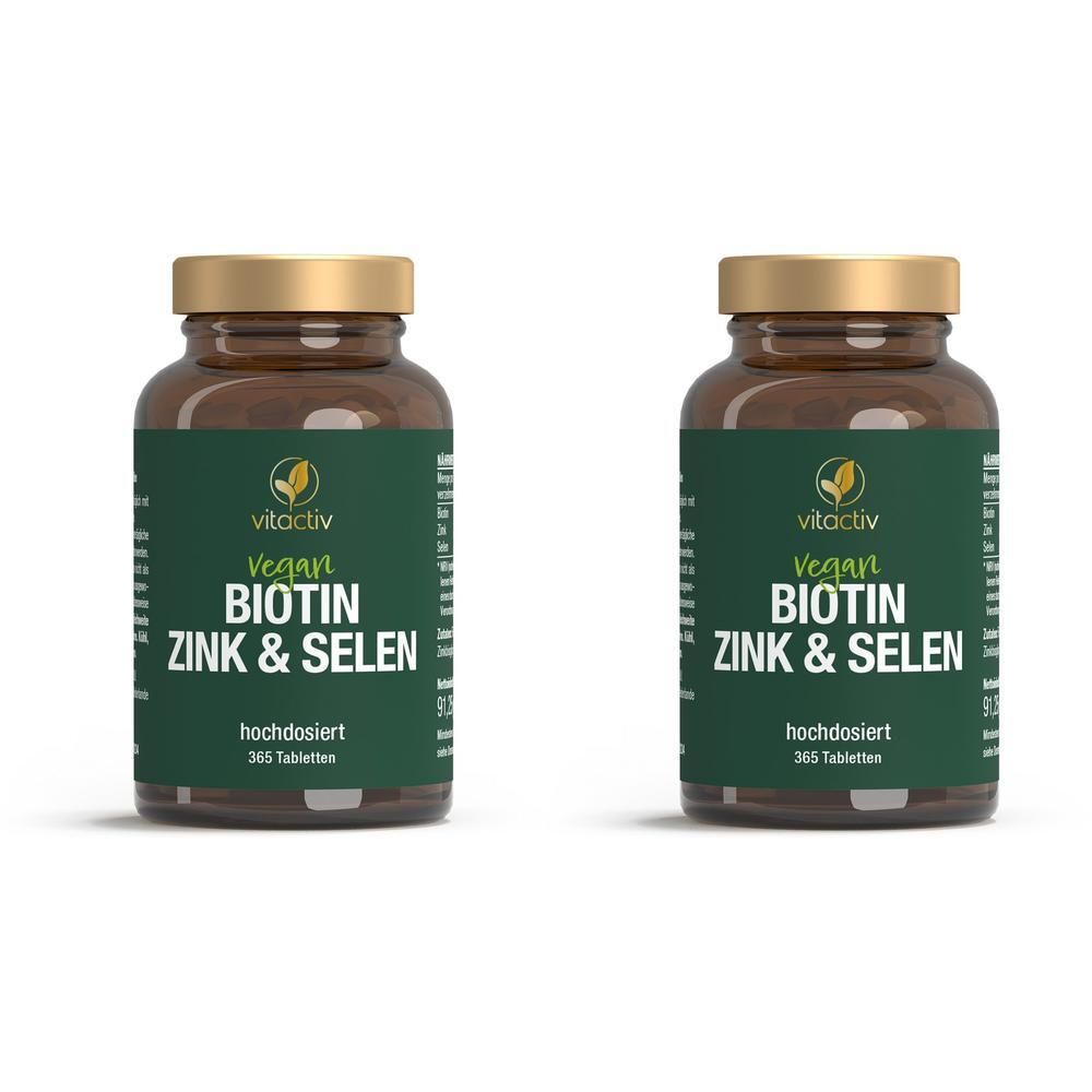 Biotin Zink & Selen Tabletten 2x 2x365 St