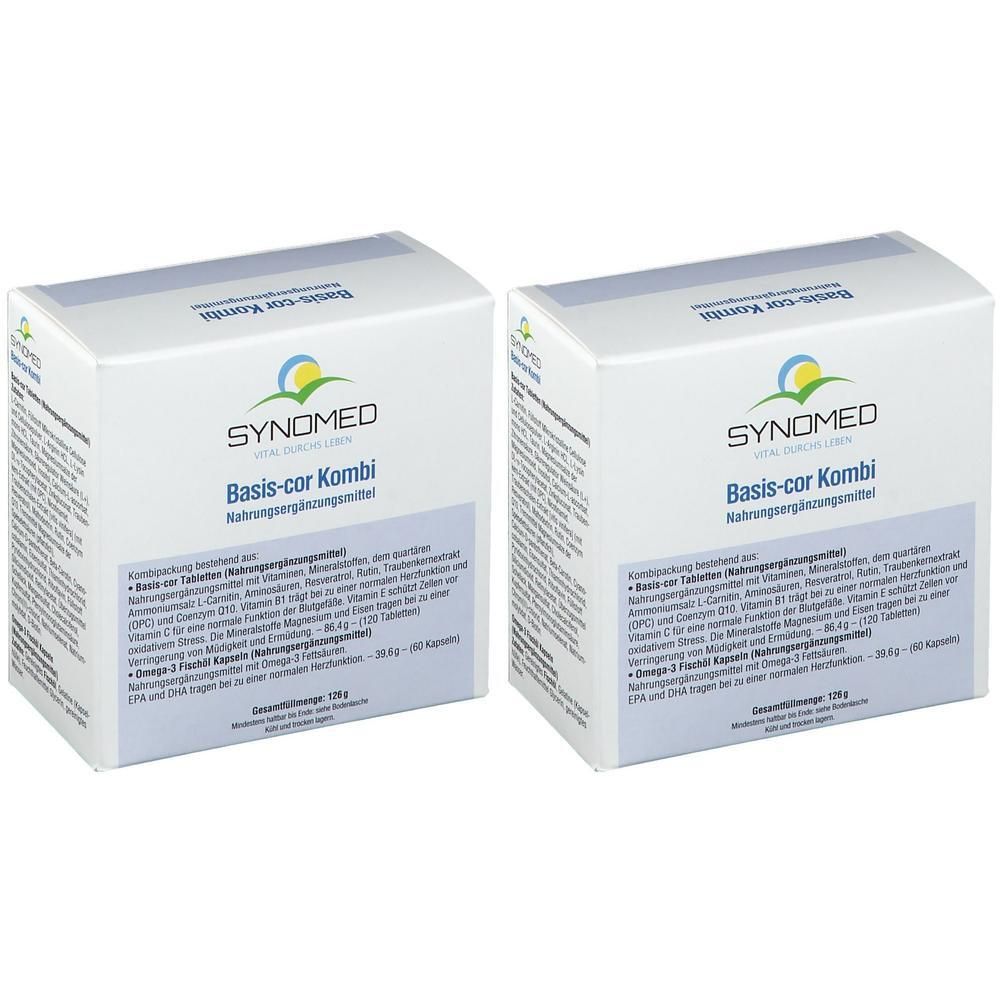 Basis COR Kombi Tabletten + Kapseln 2x 2x1 St Kombipackung