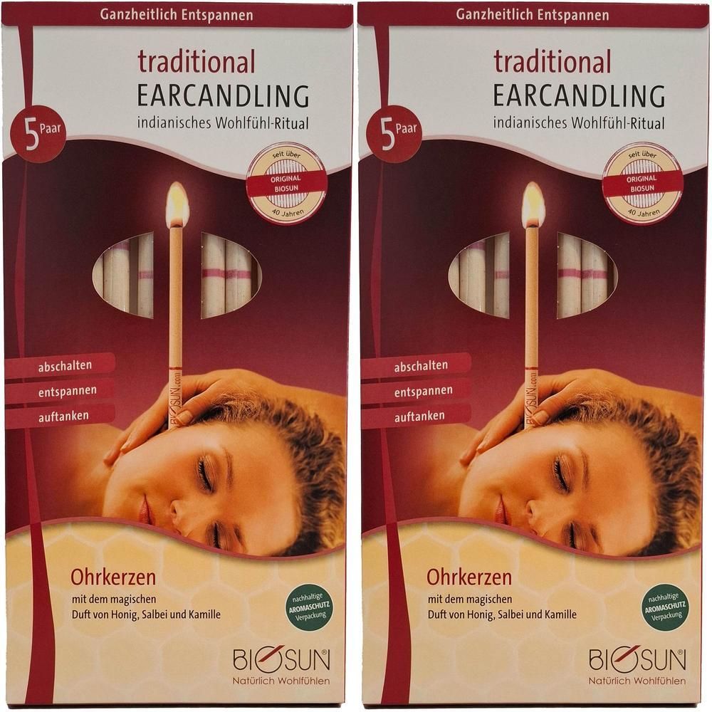 Biosun Ohrkerzen Traditional 2x 2x10 St