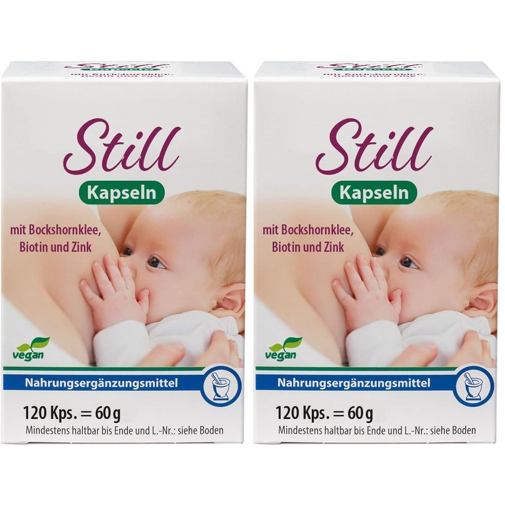 Still-Kapseln mit Bockshornklee+Biotin+Zink 2x 2x120 St Kapseln