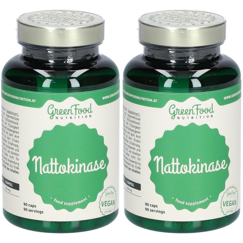 GreenFood Nutrition Nattokinase 90cps 2x 2x90 St Kapseln