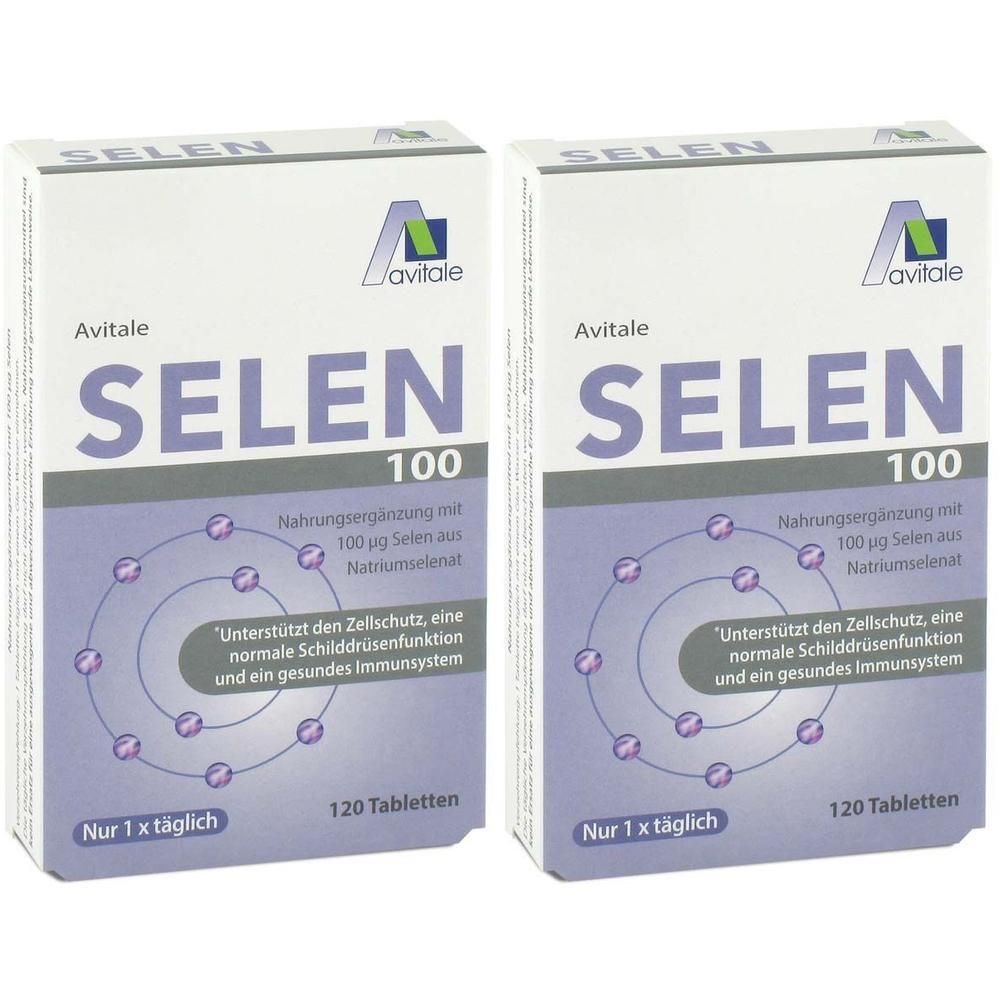 Selen 100 µg Tabletten 2x 2x120 St