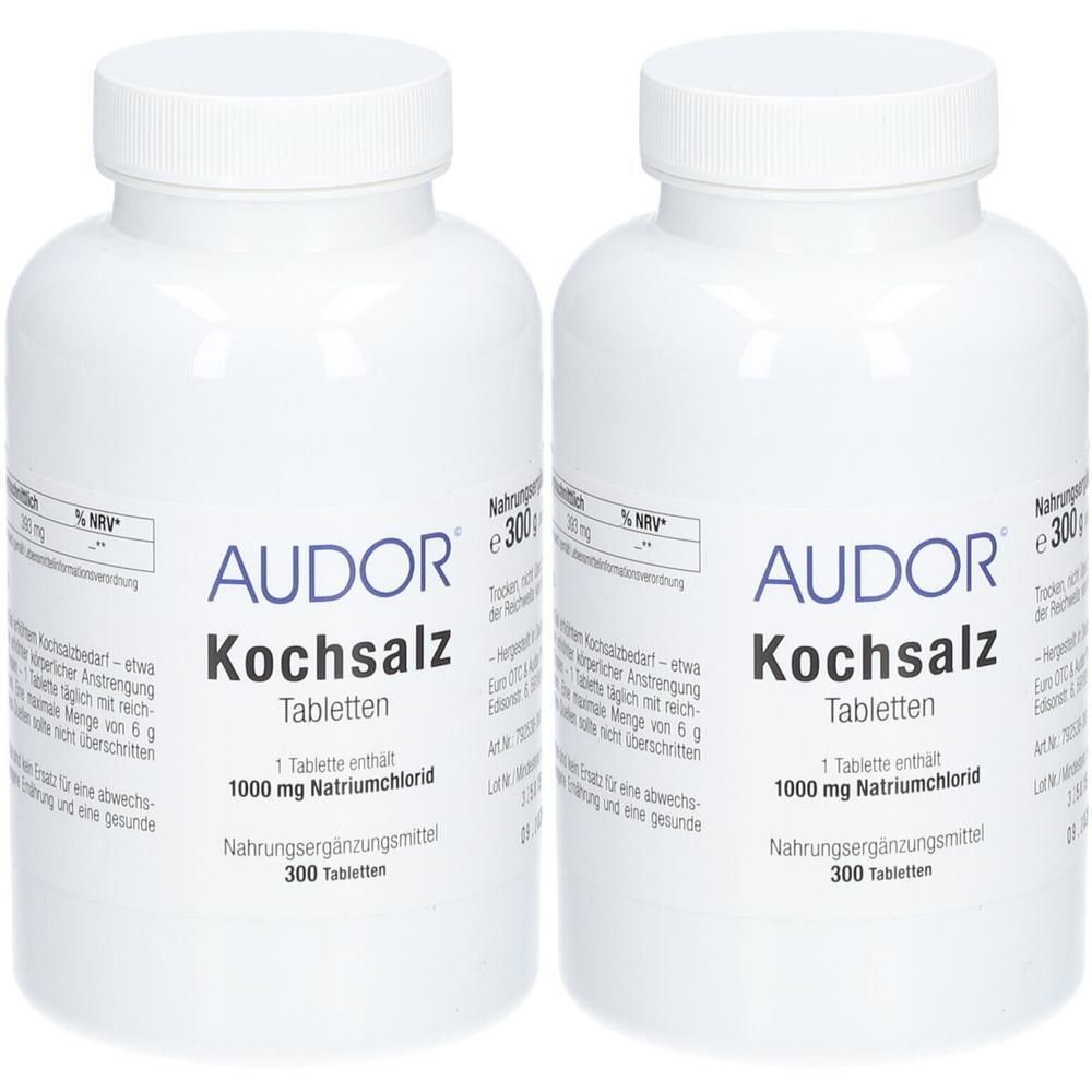 Kochsalz 1000 mg Tabletten 2x 2x300 St