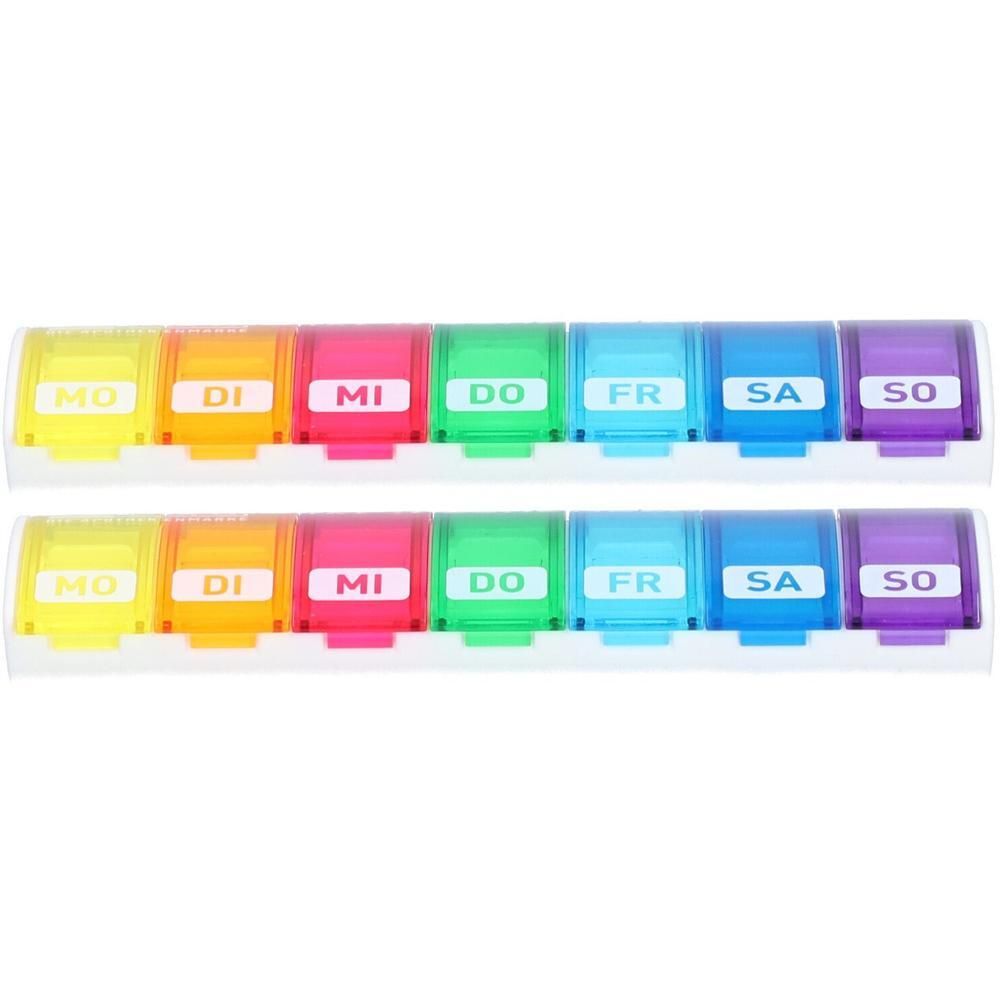 Wepa 1x7 Wochenbox UV-Schutz+ Regenbogen 2x 2x1 St