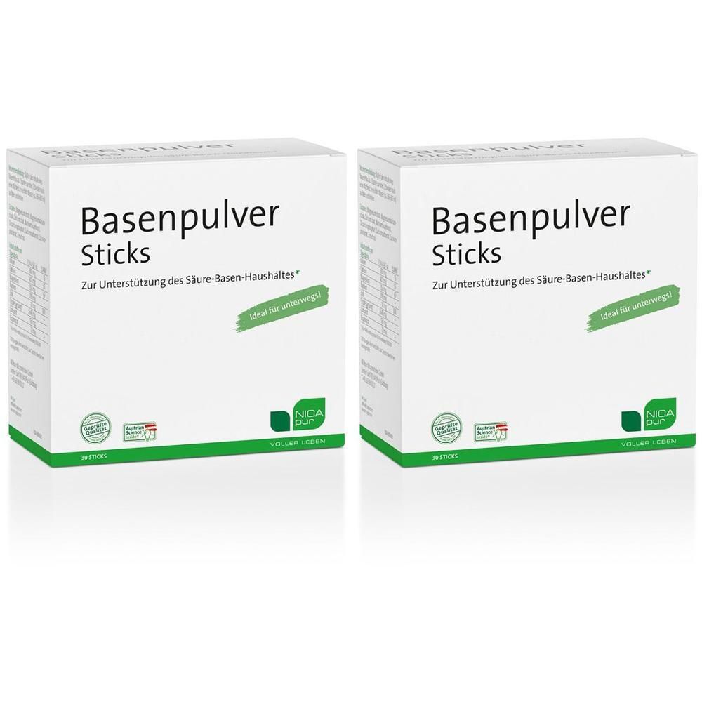 Nicapur Basenpulver Sticks 2x 2x30 St Pulver
