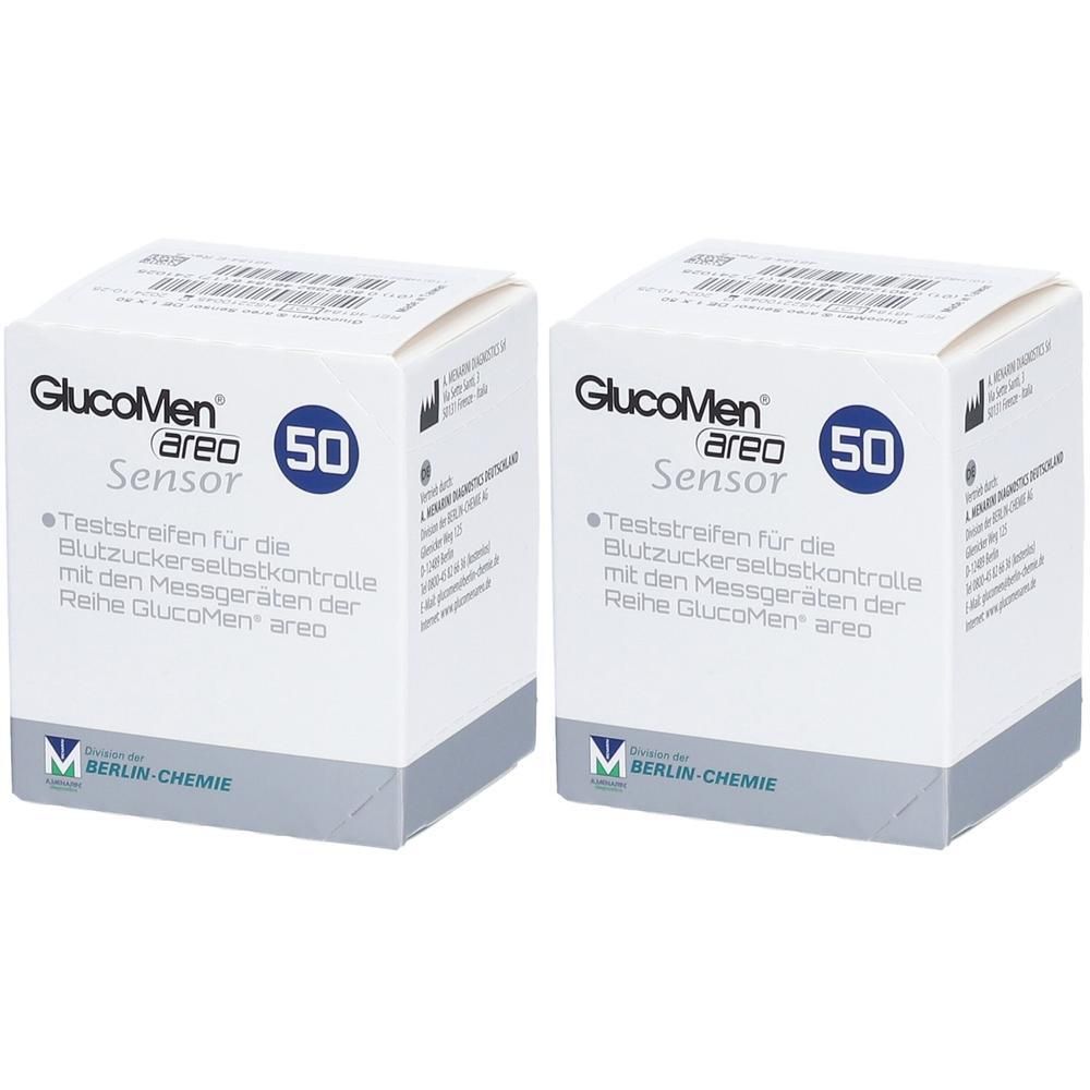 Glucomen areo Sensor Teststreifen 2x 2x50 St